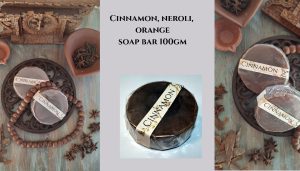 cinnamon & sea water soap