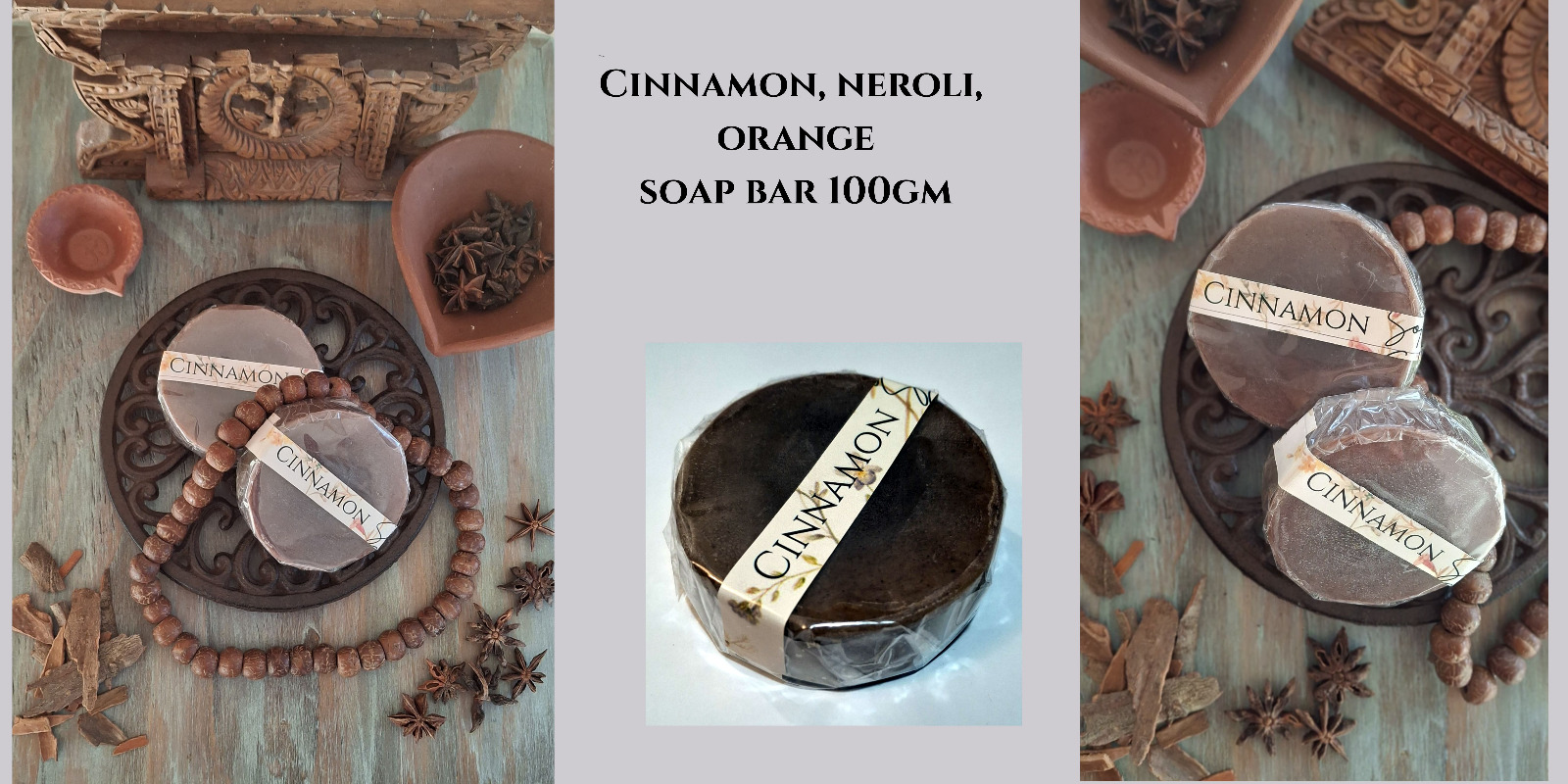 cinnamon & sea water soap