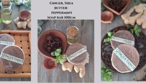 Ginger Ayurvedic natural oils soap bar