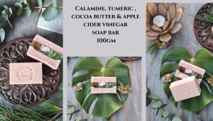 Calamine Tumeric soap bar,