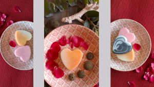 Peppermint Heart soap - Soleseife sea water soap
