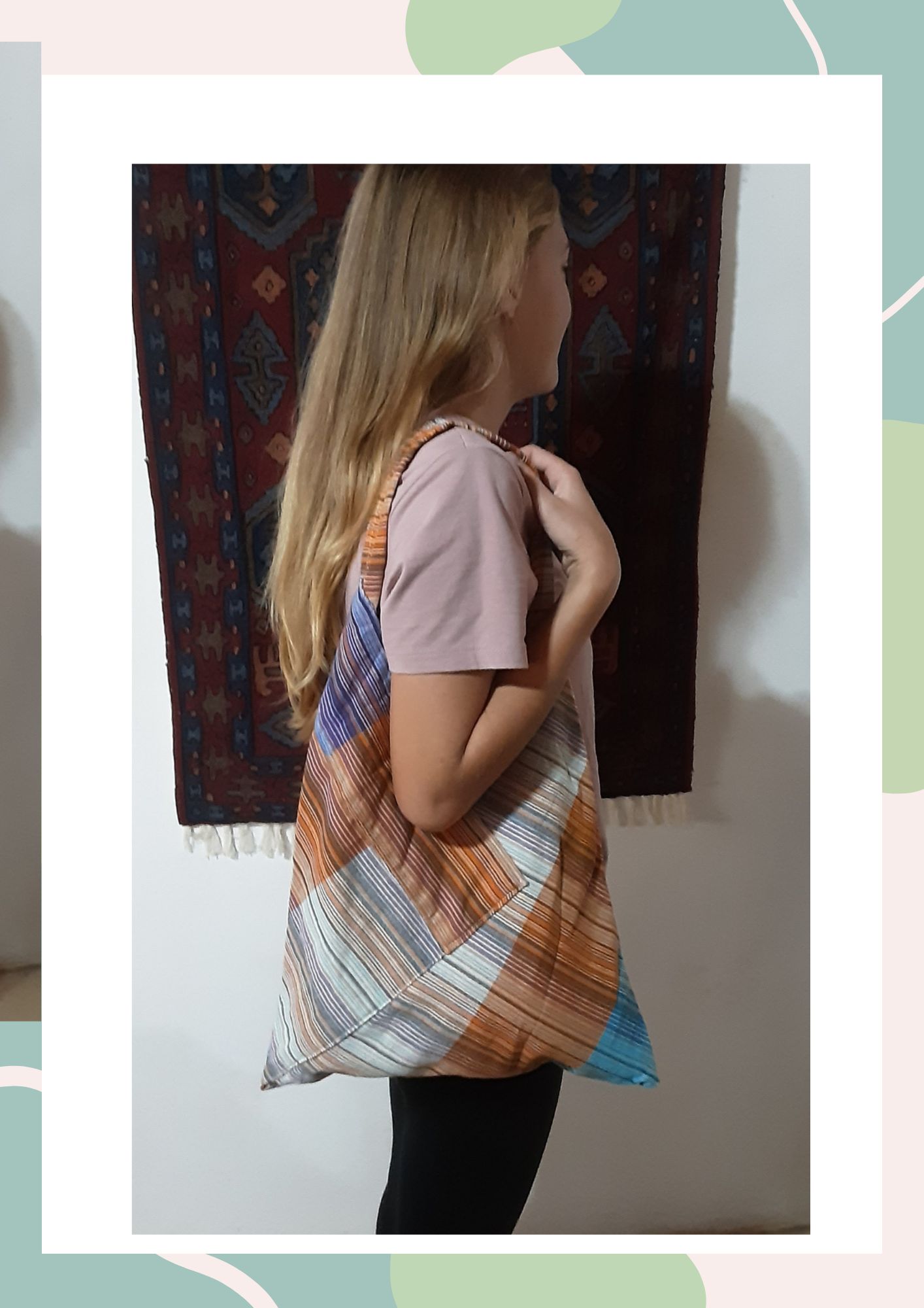 Cotton Bohemian Shoulder Bag - Image 8