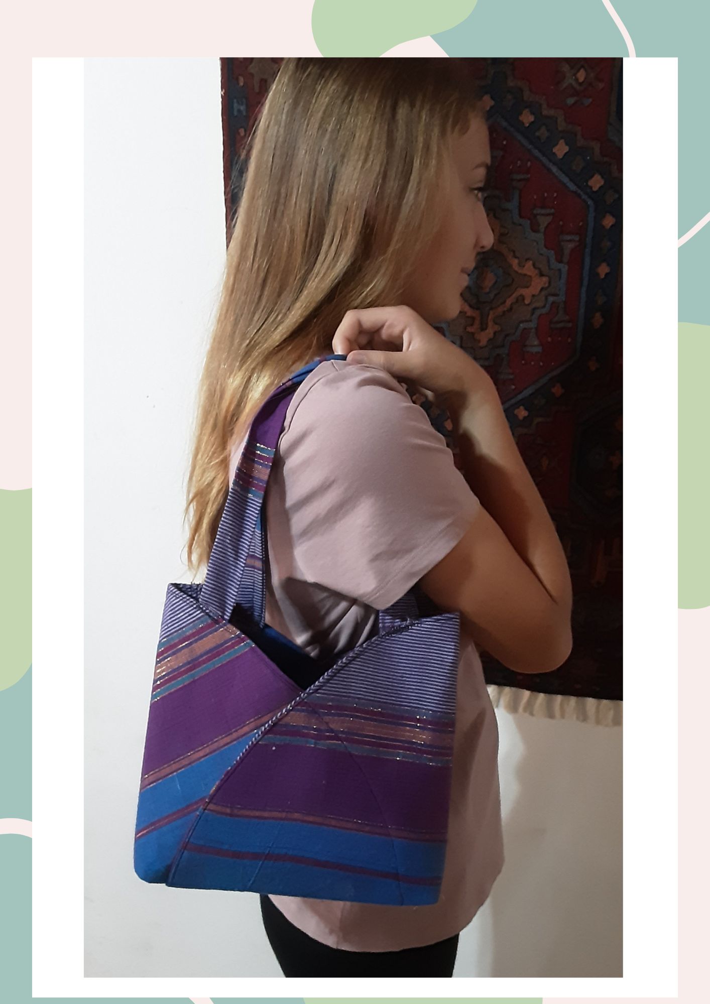 Cotton Bohemian Shoulder Bag - Image 6