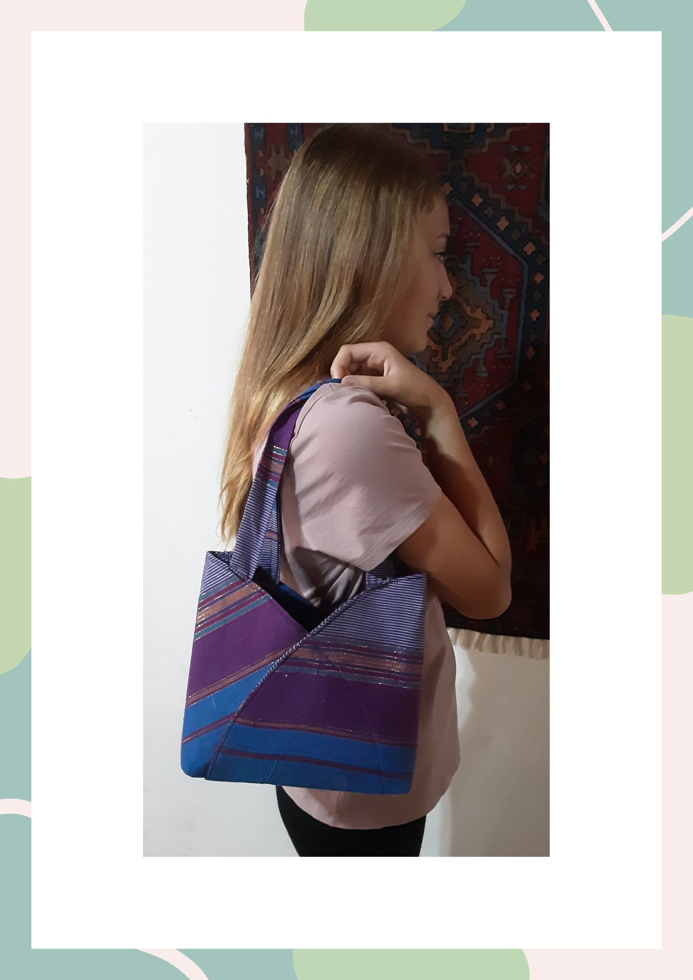 Cotton Bohemian Shoulder Bag - Image 2